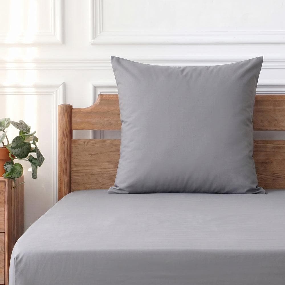 Easy Care 144 Thread Count Polycotton Pillowcase Grey
