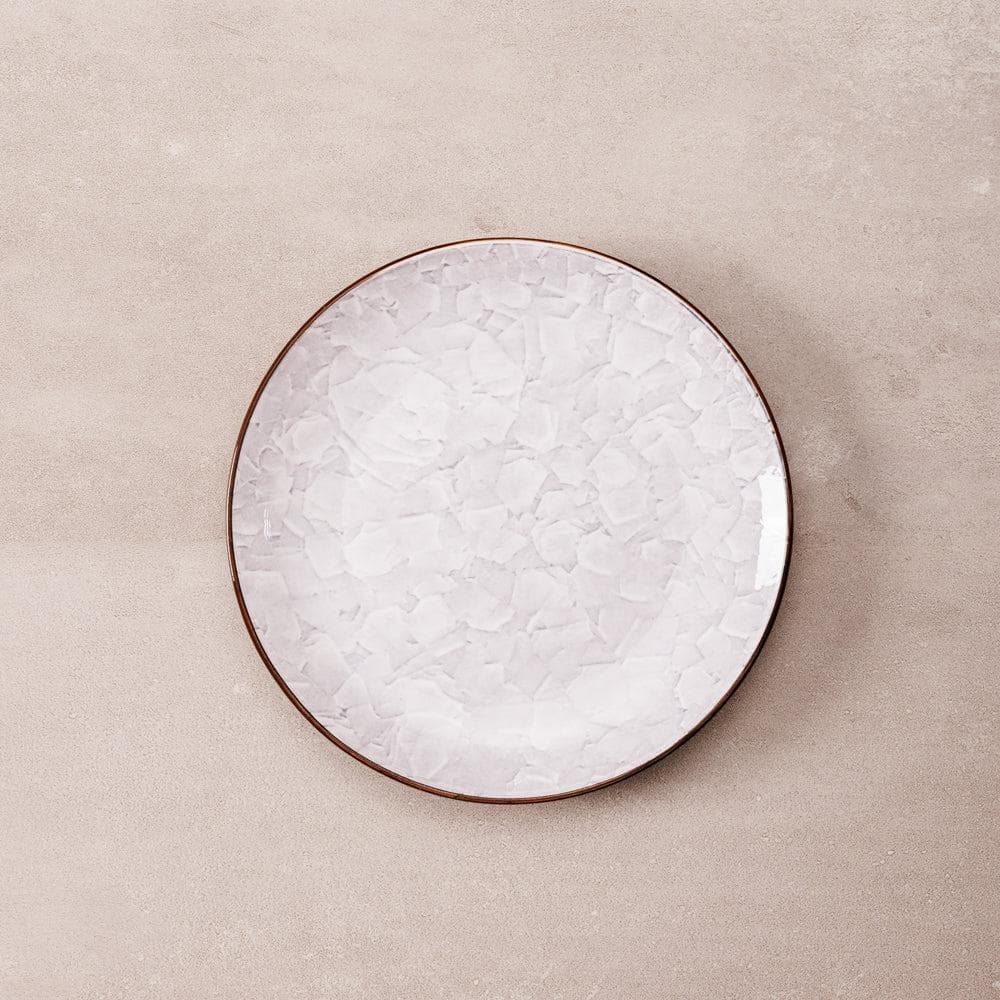 Home.Life Marbled Side Plate Mushroom
