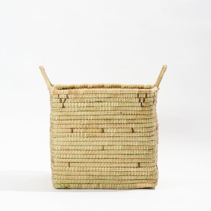Home.Life Square Basket Accent Natural