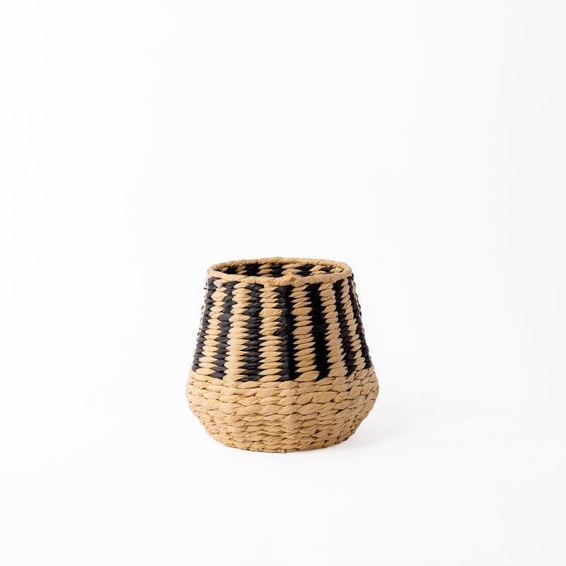 Home.Life Woven Storage Basket Black