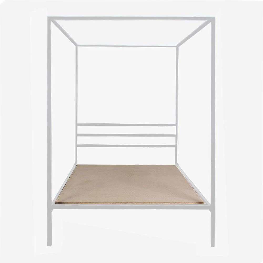 Liam Canopy Bed Gun Metal