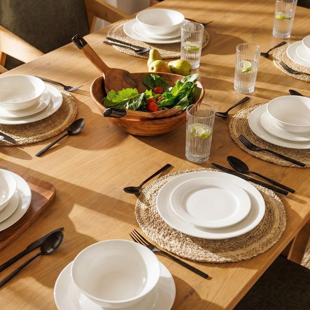 Maxwell Williams European Rim Dinner Set White 18 Piece
