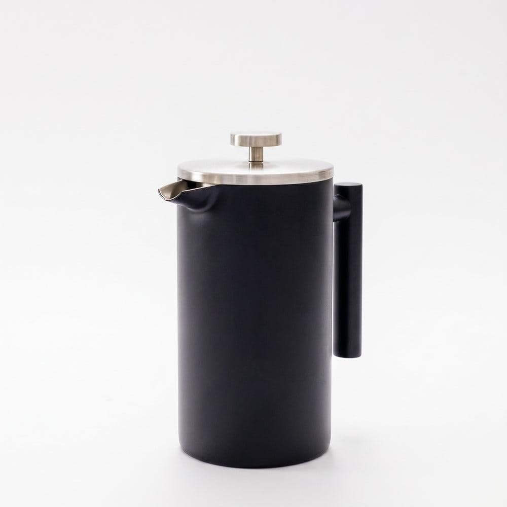 Moretti Café Coffee and Tea Plunger Stainless Steel Black