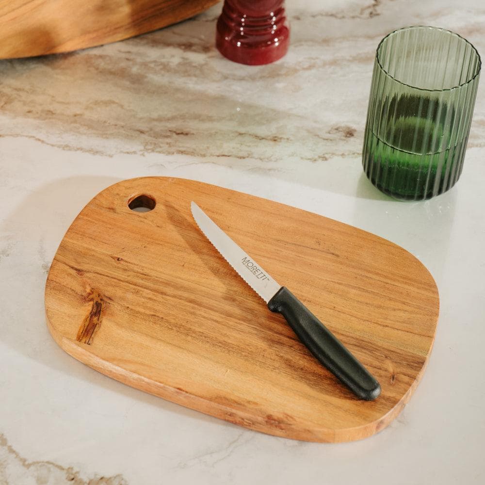 Moretti Serrated Steak Knife Black