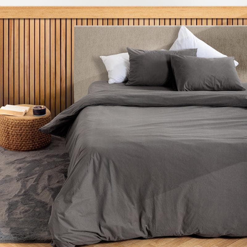 Nest Cloud Collection Duvet Cover Set Charcoal