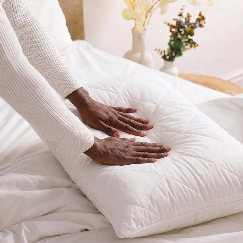 Quilted Hollow Puff Pillow King