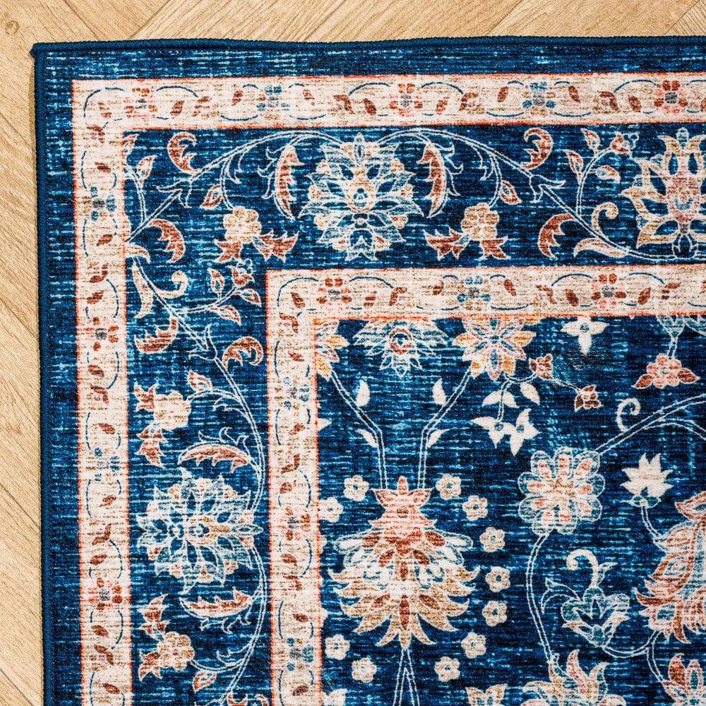 Silkwhisper Printed Carpet Indigo Eclipse