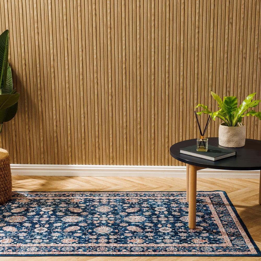 Silkwhisper Printed Carpet Indigo Eclipse