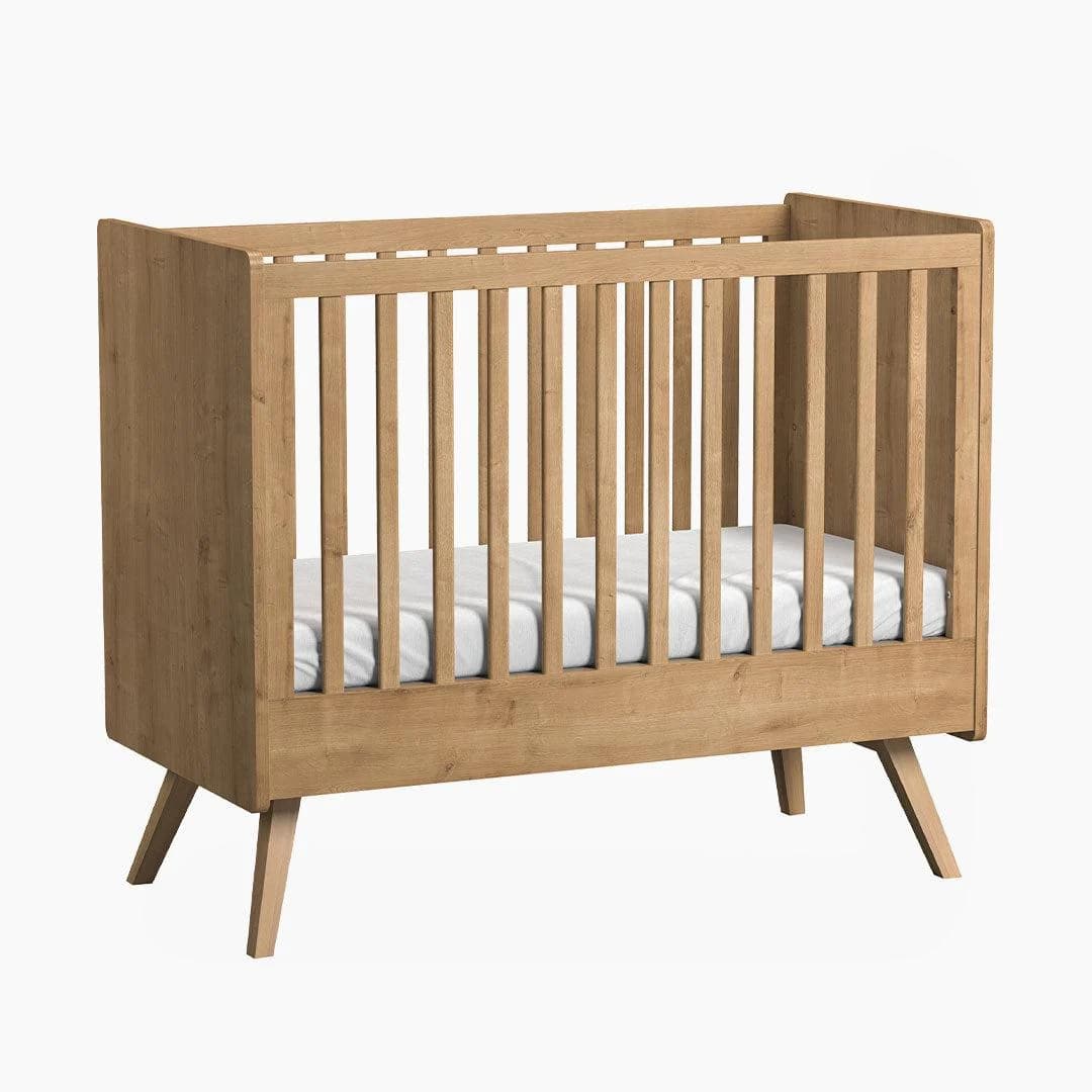Vintage Cot Bed 60x120cm Oak