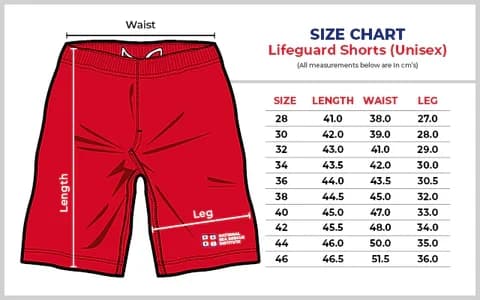 Lifeguard Shorts - Unisex