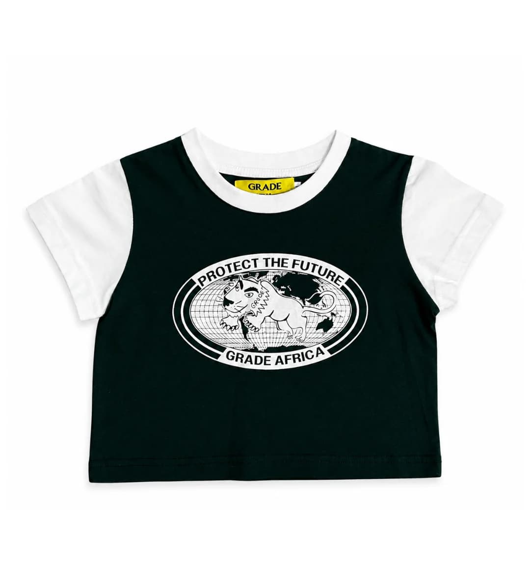 Protect The Futute Baby Tee Forest Green