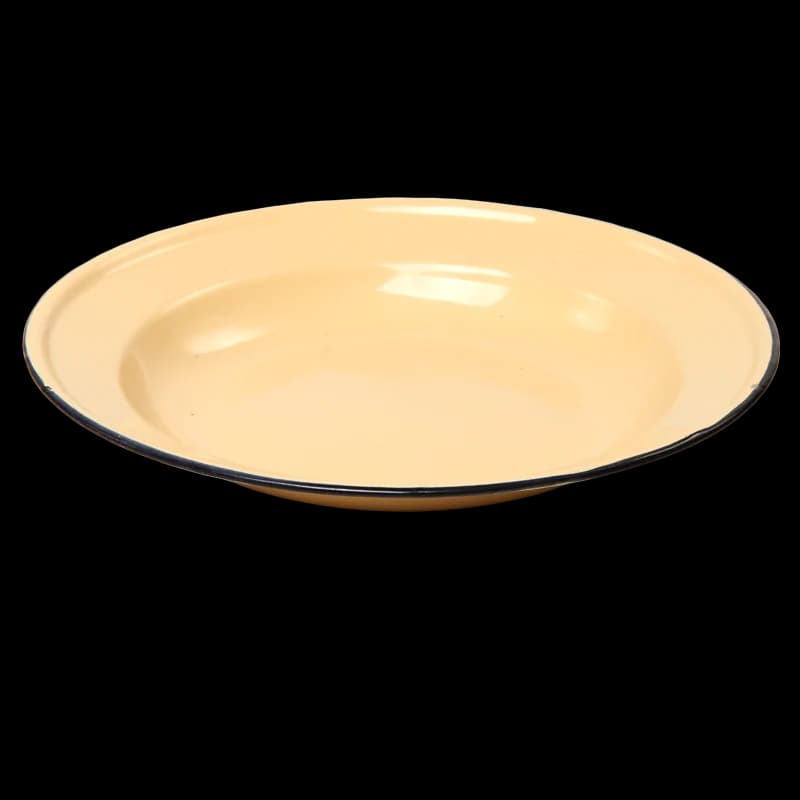 New World Enamel Soup Plate