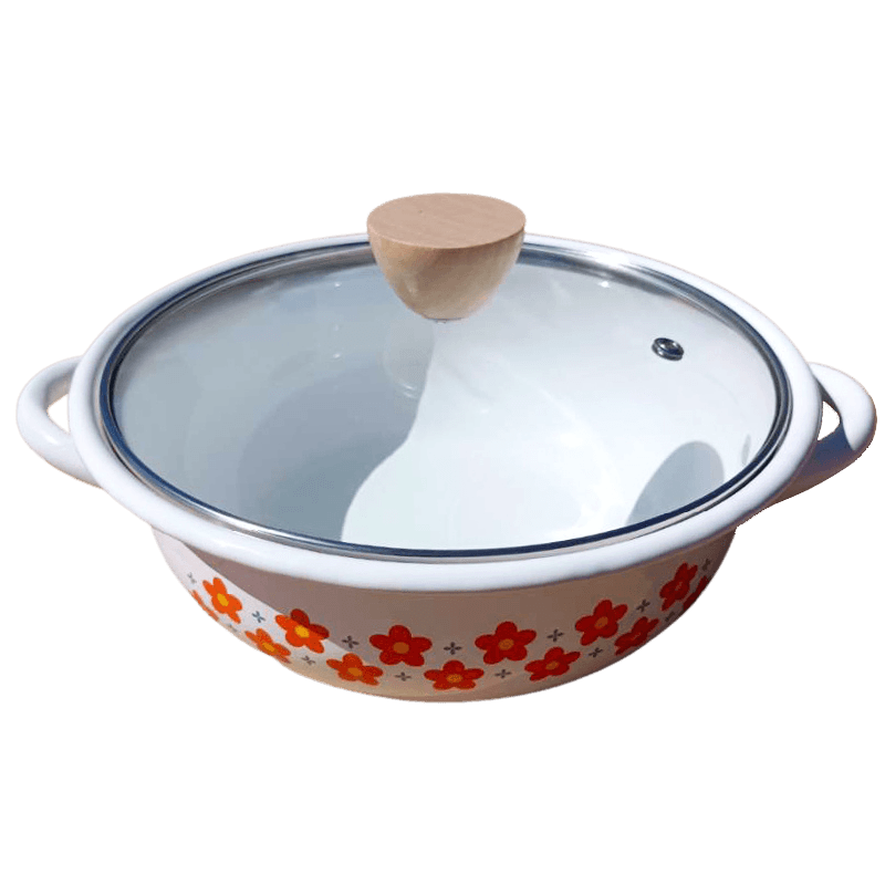 Agate Premier Quality Enamel Shallow Casserole Pot