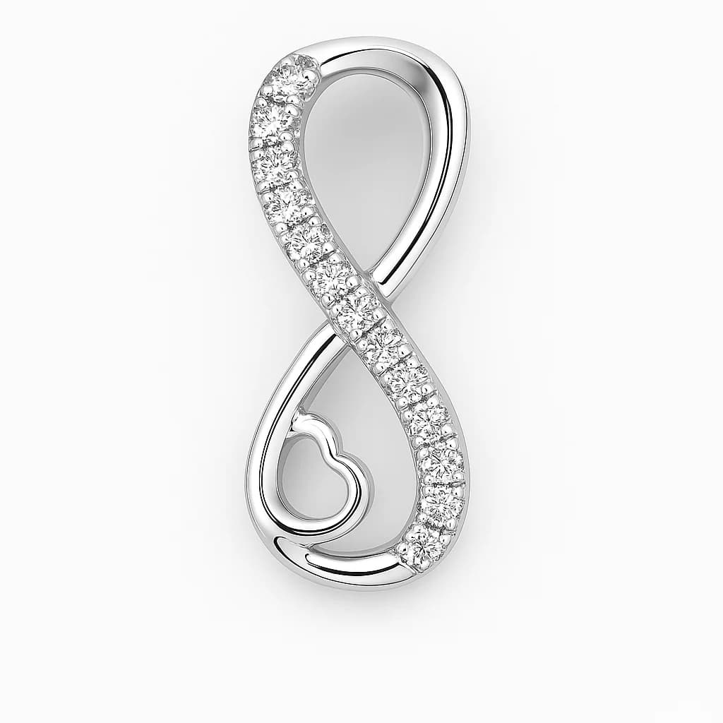 Brand Avenue 925 Silver Infinity Pendant